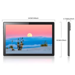 KOOMDIGI T40 10.1 Inch Tablet PC Android 13 4G LTE Octa Core 12GB RAM (4GB+8GB) 128GB ROM IPS Screen 5MP+13MP Dual Camera 2.4G+5G WiFi 5000mAh Battery