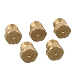 5PCS Burner Gas Natural Gas Hob LPG Conversion Kit Jets Nozzles Injectors Set Features Standard M6 X 0.75 Thread Kitchen Parts