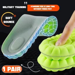 1Pair Massage Plantar Fasciitis Insole Arch Support Inserts Orthopedic Shoes Insoles for Feet Sports Shock Absorption Shoe Pads