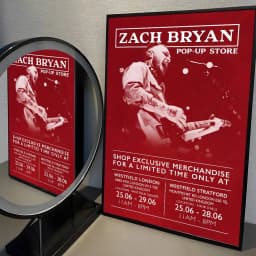 Popular Singer Z-Zach Bryan Poster High Quality Dorm Living Room Aesthetic Wall Decoration Painting Stickers Gift