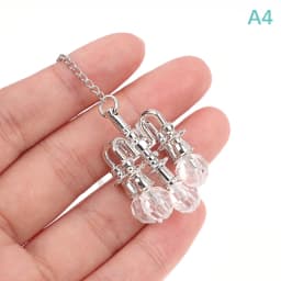 1Pc 1/6 1/12 Miniature Dollhouse Ceiling Lamp Hanging Lamp Mini LED Lighting Model Home Decoration Doll Furniture Toy