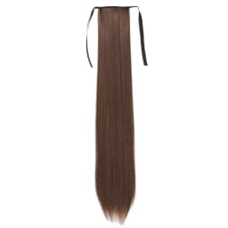 WIGSIN Synthetic 32Inch Long Straight Drawstring Ponytail Clip in Hair Extension Black Blonde Hairpiece for Women