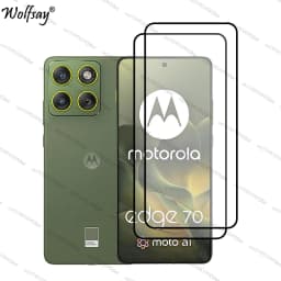 Full Cover Tempered Glass For Motorola Edge 70 Screen Protector Moto Edge 70 Camera Lens Protector Glass For Moto Edge 70 Glass