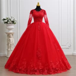 New Spring Lace Appliques Wedding Dress Long Sleeve Vestidos De Novia 2026 V-Neck Bride Wedding Gown Customized Plus Size