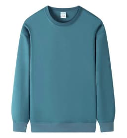 Customized Print Men Women Round-Neck Sweatshirt Loose Solid Color Classic Pullover Spring Autumn Fashion Personality Streetwear