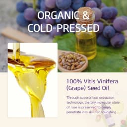 100ml Grape Seed Oil Skin Antioxidant Smooth Wrinkle Fade Spots Moisturizing Nourish Hair Organic Cold Press Carrier Oil