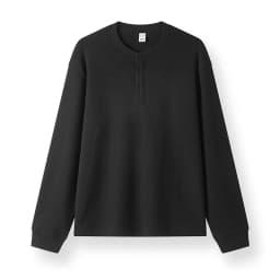 Semir Long Sleeve T-Shirt Men Waffle Texture Solid Versatile Base Layer Winter 2025 New Inner Wear Henley Collar Men's Wear