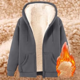 Winter Plush Jacket Women's Multi Colors Hooded Casual Plus Size Hoodies Autumn Fleece Keep Warm Zippered Up Sweatshirt 5XL