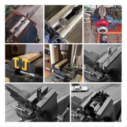 1 Pair V-clip CNC Milling Steel Vise Hard Jaw Fixture V-Type Jaw Aluminum Alloy 4 Inch 5 Inch 6 Inch 8 Inch V-clip