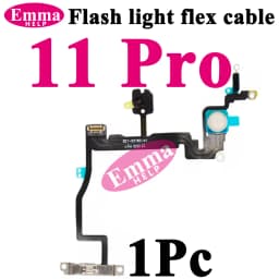 LED Flash Light Flex Cable For iPhone 13 12 11 Pro Max 14 Plus Proximity Light Sensor Flashlight Flex Ribbon Replacement Parts