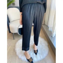 Folded Spring/Summer Nine Split Grandma Pants Loose Large Carrot Harlan Pants Women's Autumn