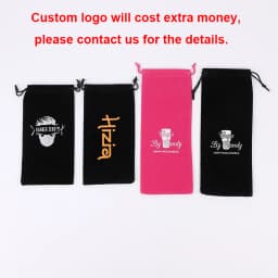 50pcs/lot Drawstring Velvet Pouches For Perfume Bottle Phone Christmas Gift Packaging Bags 8*17 10*20 10*25 10*30cm Custom Logo