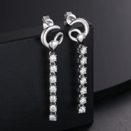Round Moissanite Diamond Ear Studs Earring Pass Diamond Test Moissanite Stud Earrings For Women Man Sterling Silver Jewelry Gift