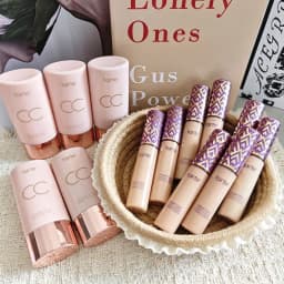 New 55ml Serum CC Cream Cover Blemishes Redness Glow Face Concealer Natural Finish Lightweight Invisible Color-Correcting Tinted