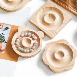 Wooden Beading Design Board Suitable Bracelet Display Stand For Jewelry Making Necklaces Crafts Tray Practical Display
