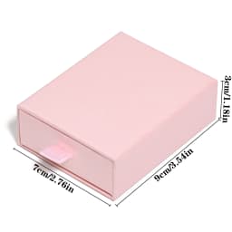 1pcs Kraft Paper Drawer Jewelry Packaging Box Greeting Card Necklace Bracelet Gift Display Case Boxes Cardboard Jewelry Storage