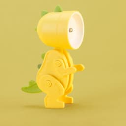 LED Night Lights Battery Magnetic Folding Nights Lamp Bedroom Bedside Table Ornaments Children's Toys Mini Dinosaur Night Light