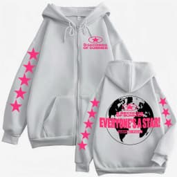 5 Seconds of Summer Everyone's A Star World Tour Zip Up Hoodies Men Women Harajuku Hip Hop Gothic Jacket Sweatshirt Hoodie Coats