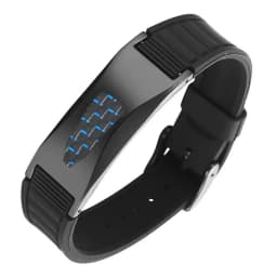 7 in 1 Titanium Silicone Magnetic Energy Armband Power Bio Bracelet Health Pain Relief Magnet Health Bracelet Bangle 3000 Gauss