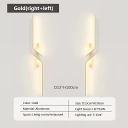 DINDALLED Modern LED Wall Light Ambient Strip Lamp for Bedroom Bedside TV Backlight Living Room Sofa Decor Lighting Fixture