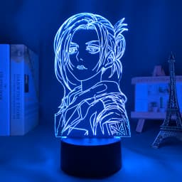 Anime Light Attack on Titan 4 Eren Yeager Figure for Bedroom Decor Night Light Kids Birthday Gift Shingeki No Kyojin 3d Lamp AOT