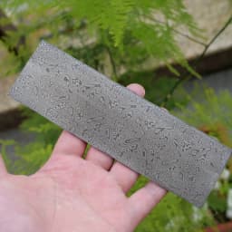 No-core Damascus Knife Blade Steel Plate Bar Knife Making Steel Billet Blanks HRC59, 13C26 VG10 Stainless Steel