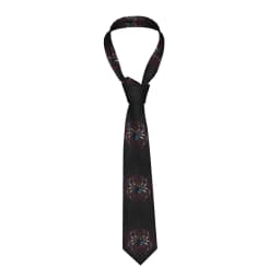 Formal Spider Cartoon Neck Tie for Office Custom Men Spider Web Cute Little Animal Neckties