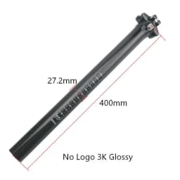 Alfa Pasca Carbon Fiber Seat Post 27.2/30.8/31.6mm Zero Offset Mountain/Road Bike Seat Parts No Logo 3K Matte/Glossy Accessorie