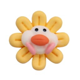 1-15pcs Resin Shoe Accessories Yellow Chicken Turtle Sunflower Dount Shoes Charms Decoration Fit Boys Girls Party Gift