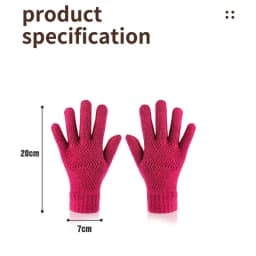 Winter Women Keep Warm Touch Screen Plus Cashmere Thicken Cycling Elasticity Knitting Wool Gloves Fashion Elegant Female Slim