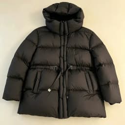 Schinteon Women White Down Jacket with Hood Solid Color Thick Warm Autumn Winter Outwear Parka Drawstring Coat 2026 New Fashion