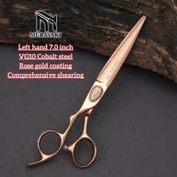 Professional Left Hand Scissors,6-6.5-6.8 inch Hair Cutting Scissors,Japanese 440C Steel,High Quality Barbershop Accessories