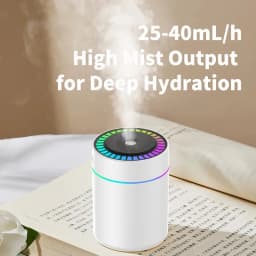 180ML Mini USB Electric Air Humidifier with Essential Oil Aroma Diffuser Mist Maker Lights for Car Home Bedroom