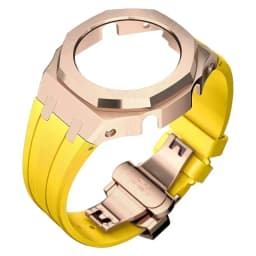 Mod Kit For Casioak GMAS2100 Stainless Steel metal Case Rubber Strap for Mod Kit GMA-S2100 4thGen Replacement shoc K Accessories
