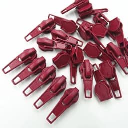 10-100Pcs 3#/5# Nylon Coil Auto Lock Zipper Puller DIY Sewing Tool Zipper Slider 20 Colors