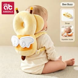 AIBEDILA Head Protection Newborn Baby Head Protector Backpack PP Cotton Filling Toddler Crawling Walking Safety Cushion