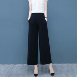 High Waist Wide Leg Pants Women's plus Size Straight Leg Casual Long Trousers Spring Autumn New Sle Korean Sle