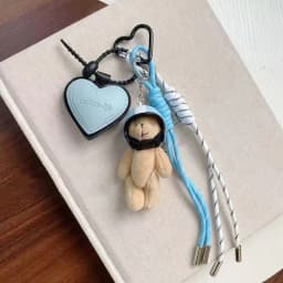 Heart Shaped Leather Plush Silicone Cord Chain Key Pendants Women Charm Bag Pendant Couple Key Ring Kid Toy Gift Key Jewelry