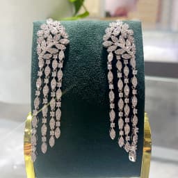 GODKI 2026 Luxury Trendy Link Chain Long Drop Earrings Cubic Zircon Earrings For Women Drop Earrings Brincos Fashion Jewelry