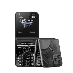 SERVO Flilo9 Foldable Feature Phone 3G WCDMA Dual SIM Big Button Speed Dial Auto Call Recording FM Radio Flashlight Cellphone