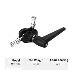 Meking Light Stand Adapter C Stand Camera Mount Light Stand Tripod Screw 1/4 "3/8" and 5/8" Fixing Nut Photo Studio Accessories