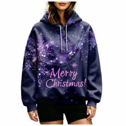 Women Fall And Winter Hoodie With Pet Pouch Oversized Pocket Colorful Print Sweatshirt For Dogs Long Sleeve Thin Hoodie Women