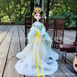 30cm Doll Full Set 1/6 Ancient Costume Clothing Bjd Doll Change Up Diy Girl Toys Dress Up Fashion Play House Birthday Gift