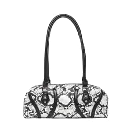 Snake Pattern PU Square Shoulder Bags High Quality Sense of Luxury Personality Popularity Women's Armpit Bags 2025 Fashion New