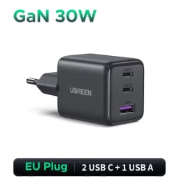 UGREEN 45W/30W/25W/20W GaN Charger PD3.0 PPS QC3.0 USB C Fast Charger For Samsung S26 iPhone 18 17 16 Pro Max iPad Xiaomi Tablet