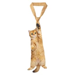 3D Fish Fish-shaped Men's Tie Animal Pattern Lifelike Kitten Necktie Satin Fabric Novelty Creative Neck Tie For Party Wedding