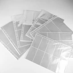 11-Hole A4 Binder Refill Pages 10 Pack Multi-Grid for Photo Card Postcard Coin Collection Scrapbook Album