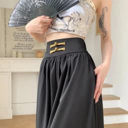 Women's Pants 2025 Spring Summer High-waisted Chinese Style Femme Trousers Casual Chiffon Sun Protection Ladies Skirt Pants