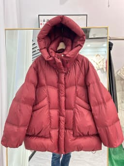 Lagabogy 2025 New Winter Thick Warm Puff Jacket Women 90% White Duck Down Coat Female Hooded Medium-length Loose Zipper Parkas