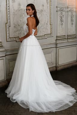 Vintage Sxoop Neckline Beaded Lace Bridal Grown A Line Wedding Dresses Sweep Train Custom Made 2025 Vestido De Noival